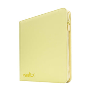 Vault X 12-Pocket Sideloading Binder - Pastel Yellow