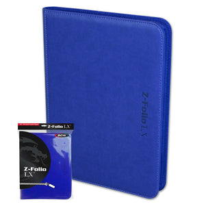 Z-Folio 9-Pocket LX Binder - Blue