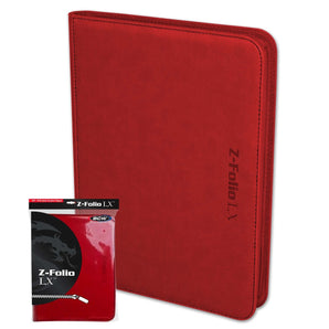 Z-Folio 9-Pocket LX Binder - Red