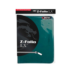 Z-Folio 9-Pocket LX Binder - Teal