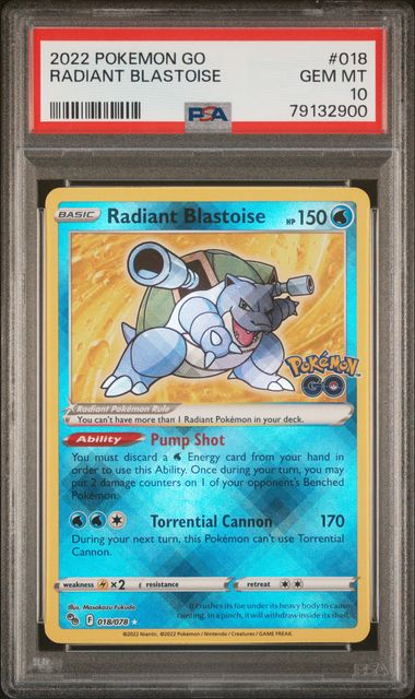 RADIANT BLASTOISE - PSA 10 – Poke Court