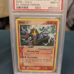 Entei Gold Star - PSA 10