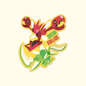 SCI Sticker (Scyther & Scizor)