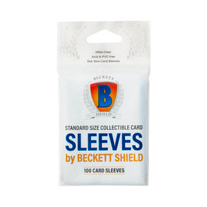 Beckett Shield Standard Size Collectible Card Sleeves (100ct)