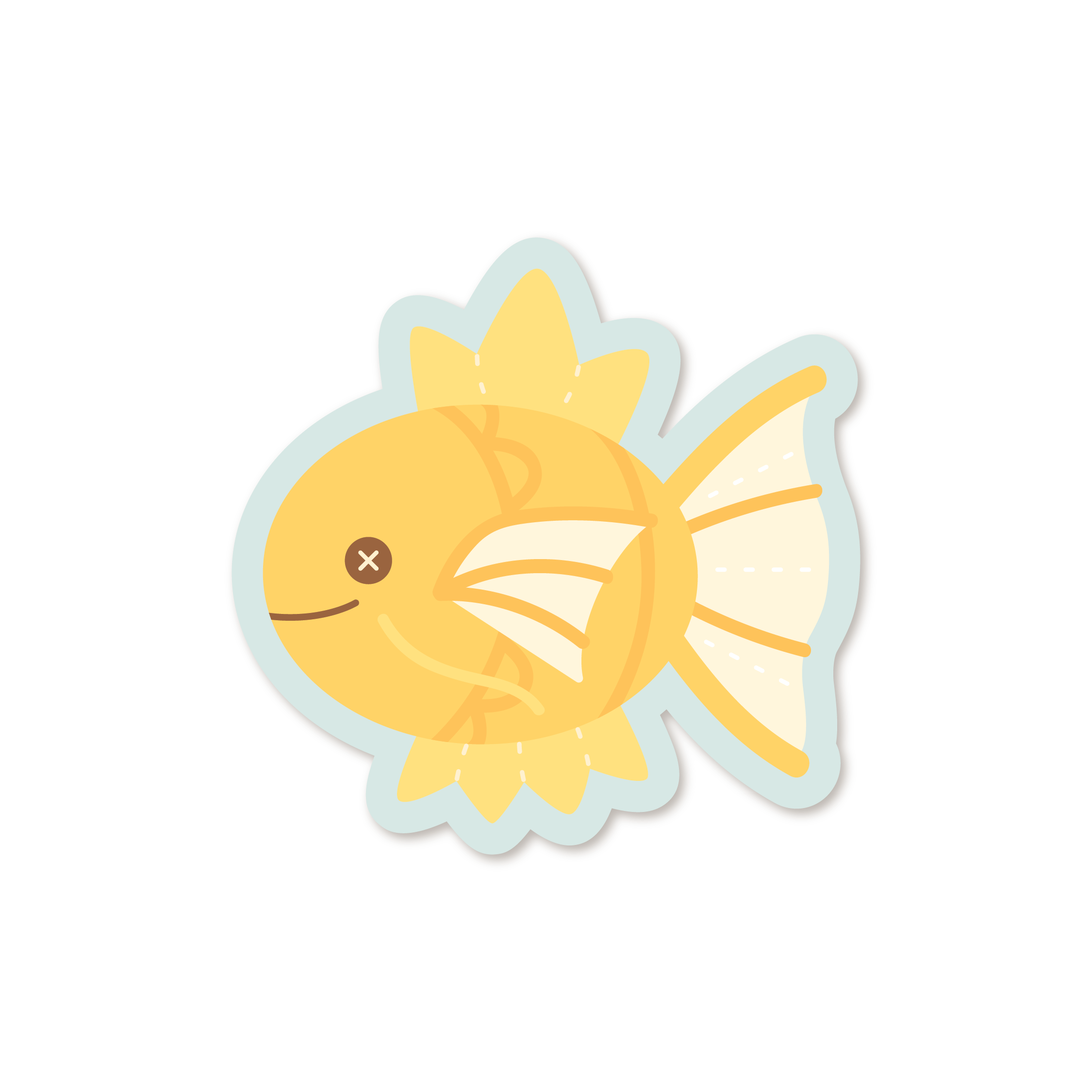Shiny Magikarp Plushie Sticker – The Poke Court