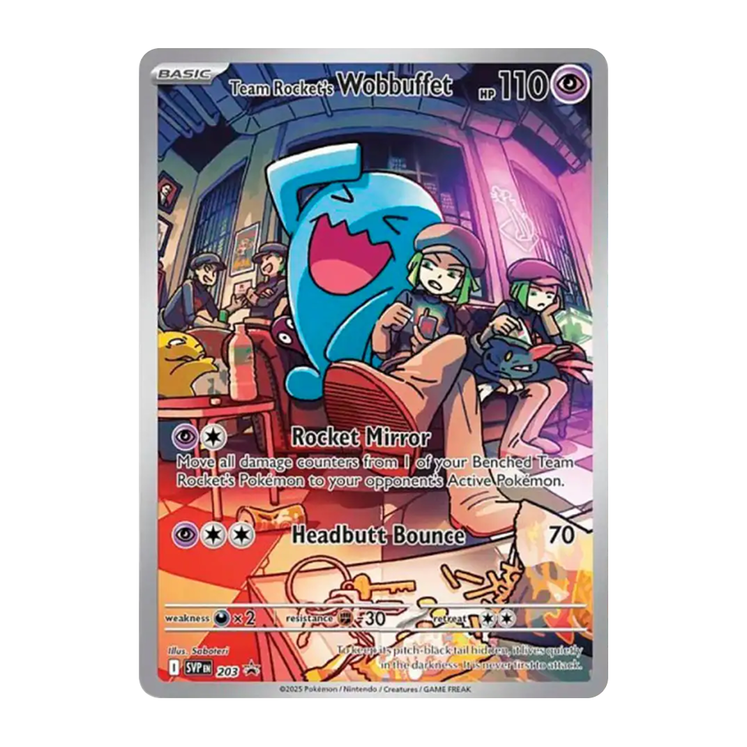Destined Rivals: Promo Card - Team Rocket's Wobbuffet (Sealed) – The ...