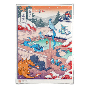 'Winter Hot Spring' Giclee Print