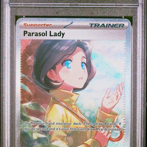 PSA 10 Paradox Rift Parasol Lady SIR graded slab.
