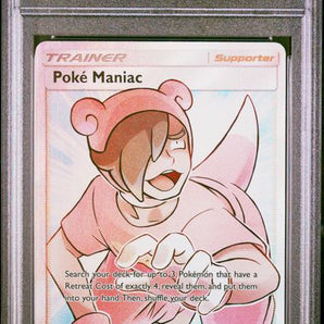 PSA 10 Unified Minds Poke Maniac full art graded slab.