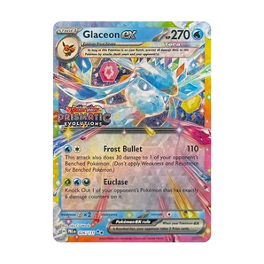Prismatic Evolutions: Promo Card - Glaceon ex (Sealed)