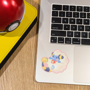 Mareep With Bow Sticker