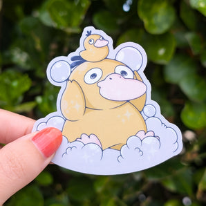 Psyduck Bubble Bath Sticker