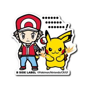 Pokemon Vinyl Stickers - Red & Pikachu