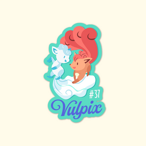 VULPIX Sticker (Vulpix & Alolan Vulpix)