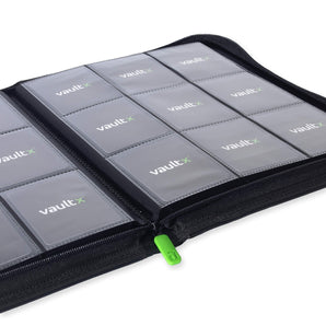 VaultX 9-Pocket Sideloading Binder - Black